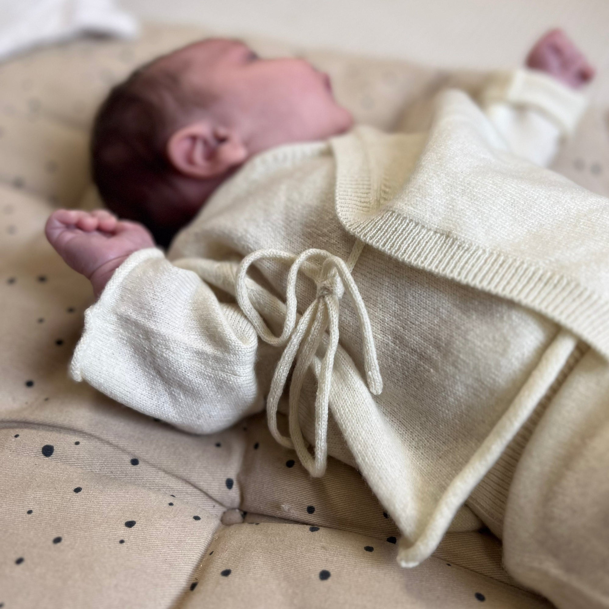 Premium Cashmere Top and Bloomer Set (Ivory)